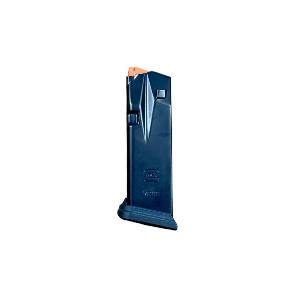 CHARGEUR GLOCK 43X 15 COUPS METAL ELEVATEUR ORANGE
