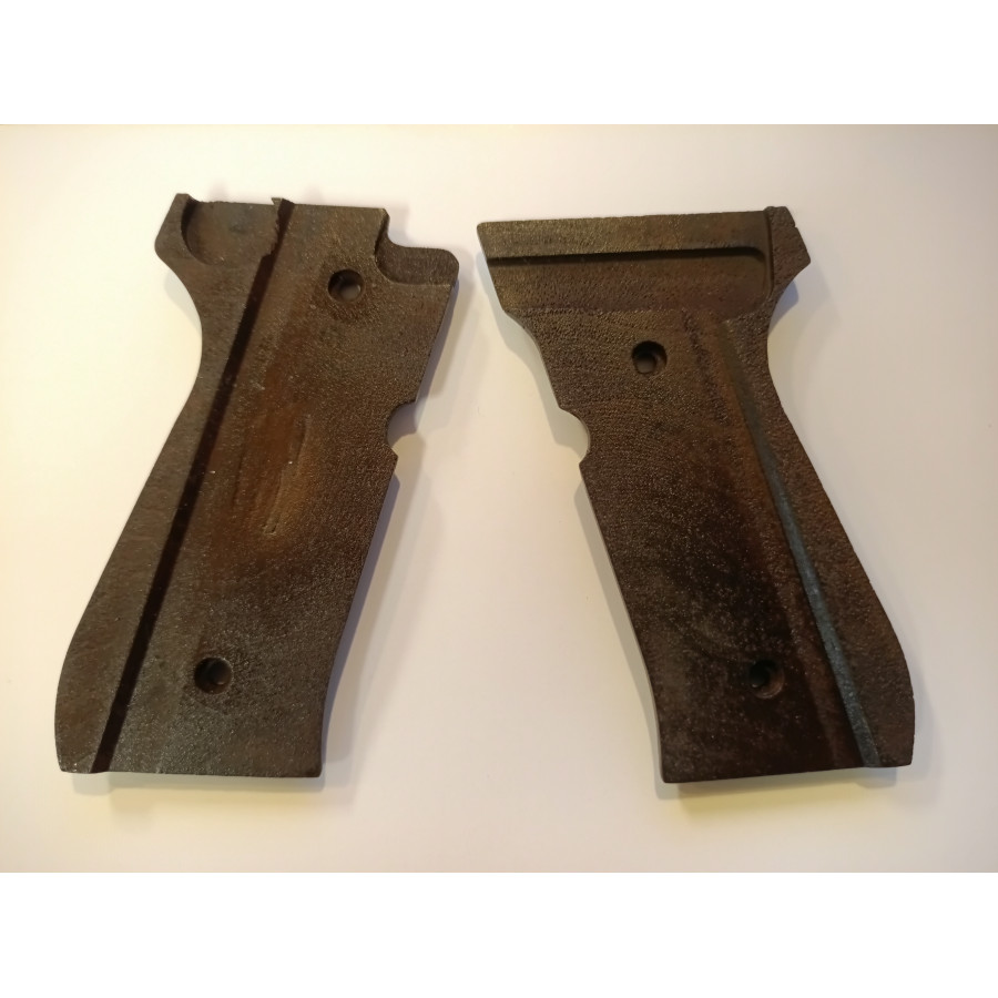 PLAQUETTE BOIS BERETTA 92FS ECAILLE TBE