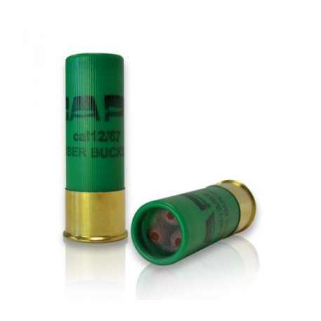 CARTOUCHES CHEVROTINE GOMM COGNE C16/67 12GRS X6 - 1 CARTOUCHES CHEVROTINE GOMM COGNE C16/67 12GRS X6 - 1