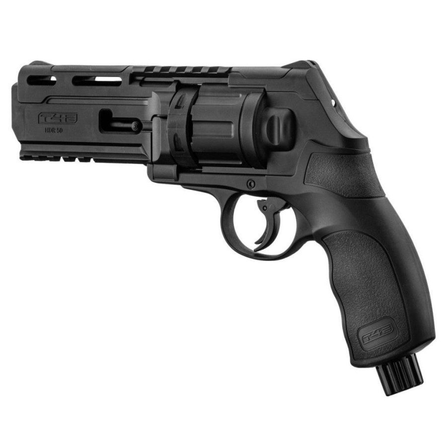 PACK Revolver CO2 T4E HDR 50 cal. 50 11J + 100 BILLES + 5 CARTOUCHES CO2 + MALETTE UMAREX - 5