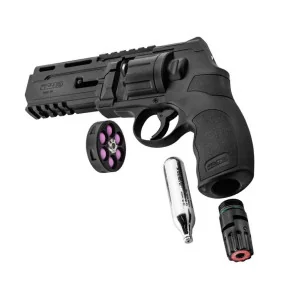 PACK Revolver CO2 T4E HDR 50 cal. 50 11J + 100 BILLES + 5 CARTOUCHES CO2 + MALETTE UMAREX - 6