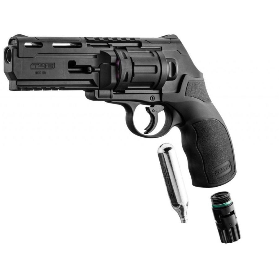 PACK Revolver CO2 T4E HDR 50 cal. 50 11J + 100 BILLES + 5 CARTOUCHES CO2 + MALETTE UMAREX - 7