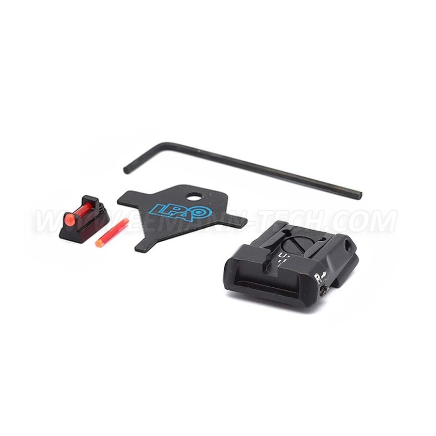 KIT LPA AVEC HAUSSE REGLABLE ET GUIDON FIBRE POUR CZ P-07/09 EEMANN - 1