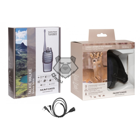PACK NUM'AXES CASQUE ELECTRONIQUE + TALKIE TLK + CORDON MSA NUM'AXES - 1