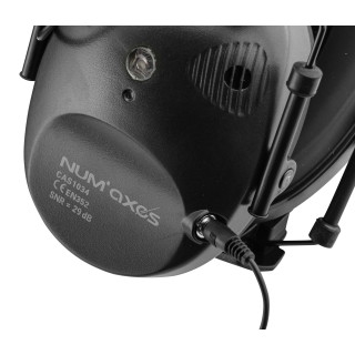 CASQUE NUM'AXES ANTIBRUIT ELECTRONIQUE NOIR NUM'AXES - 3