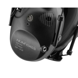 CASQUE NUM'AXES ANTIBRUIT ELECTRONIQUE NOIR NUM'AXES - 4