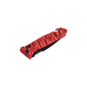 COUTEAU CAC MIXTE TOXIFIE 4 FONCTIONS ROUGE LAME 85MM - 3
