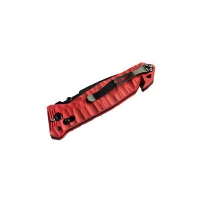 COUTEAU CAC MIXTE TOXIFIE 4 FONCTIONS ROUGE LAME 85MM - 2