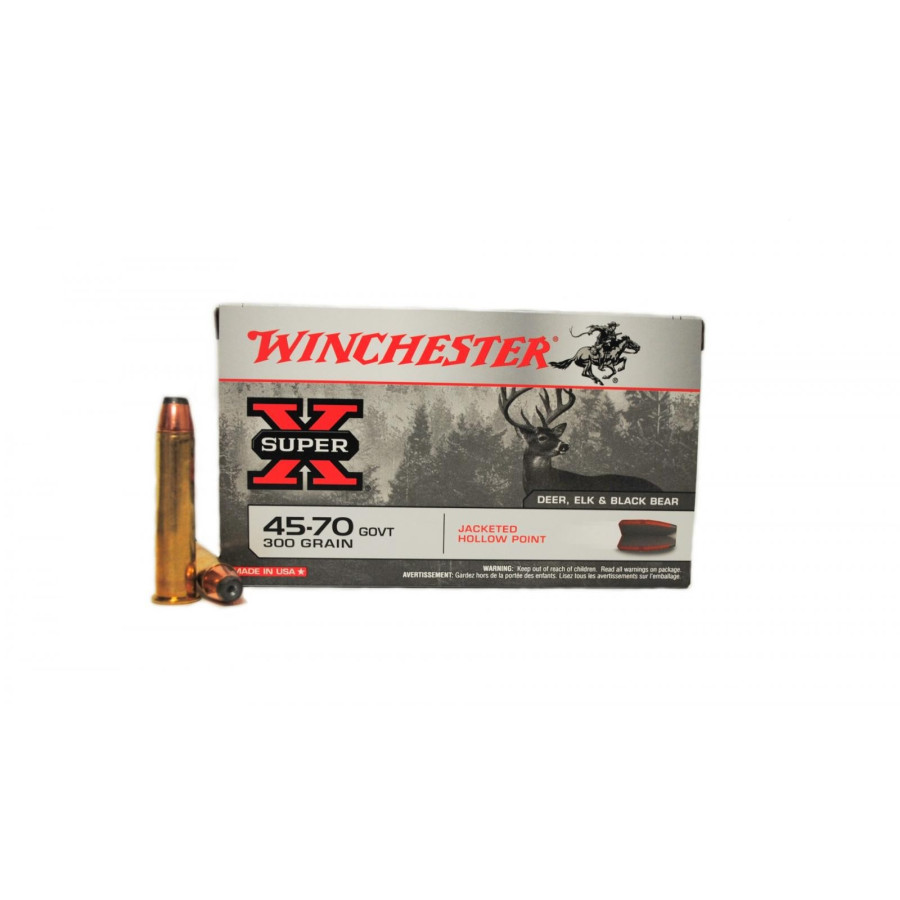 MUNITIONS WINCHESTER 45-70GVT 300G JHP X20 WINCHESTER - 2