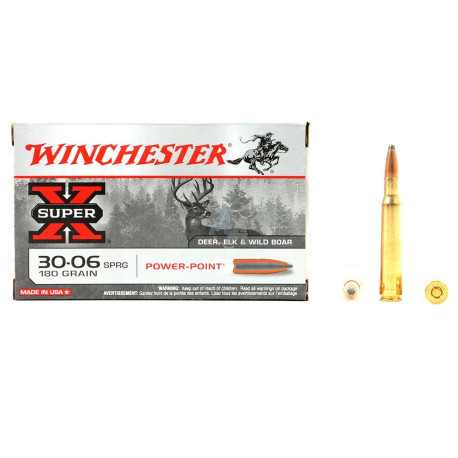 MUNITIONS WINCHESTER 30-06 180GR POWER POINT X20 WINCHESTER - 1