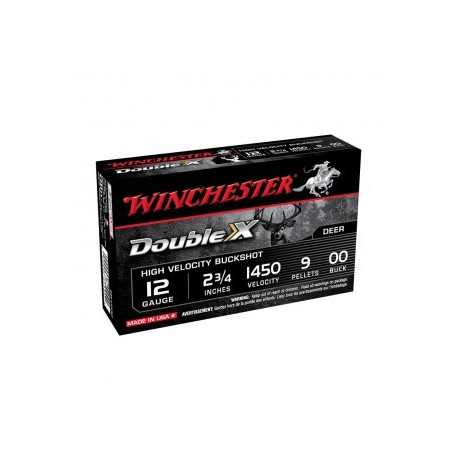 CHEVROTINE WINCHESTER DOUBLE X 12/70 9GRAINS X5 WINCHESTER - 1