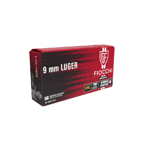 MUNITIONS FIOCCHI 9MM FMJ 123GR X50 FIOCCHI - 1