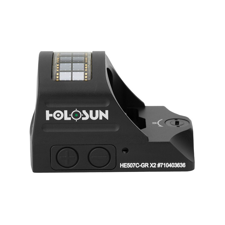 POINT ROUGE HOLOSUN REFLEX ELITE 507C - RETICULE VERT - 2 MOA HOLOSUN - 8