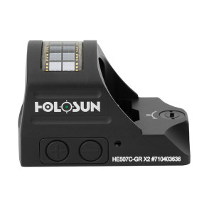 POINT ROUGE HOLOSUN REFLEX ELITE 507C - RETICULE VERT - 2 MOA HOLOSUN - 8