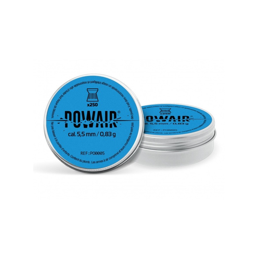 PLOMBS TETE PLATE POWAIR C.4.5MM X500 - 1