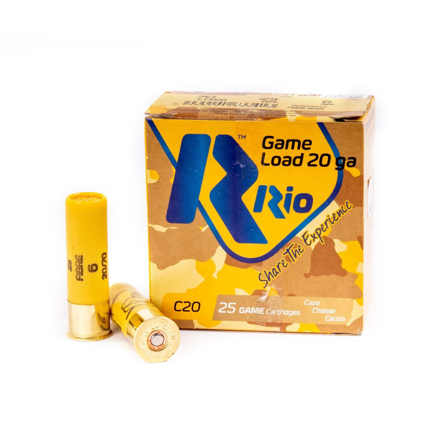 CARTOUCHES RIO 20/70 GAME LOAD 25 BG PB7 X25 - 1