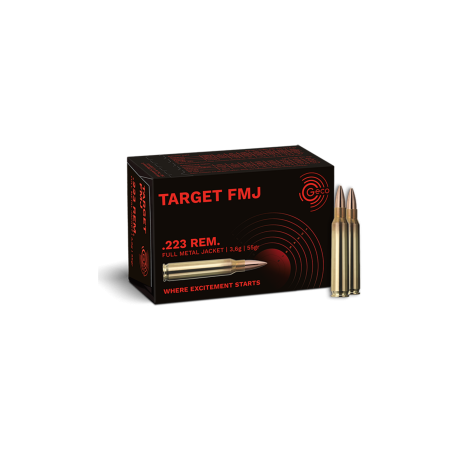 MUNITIONS GECO 223REM TARGET FMJ 55GR X50 GECO - 1