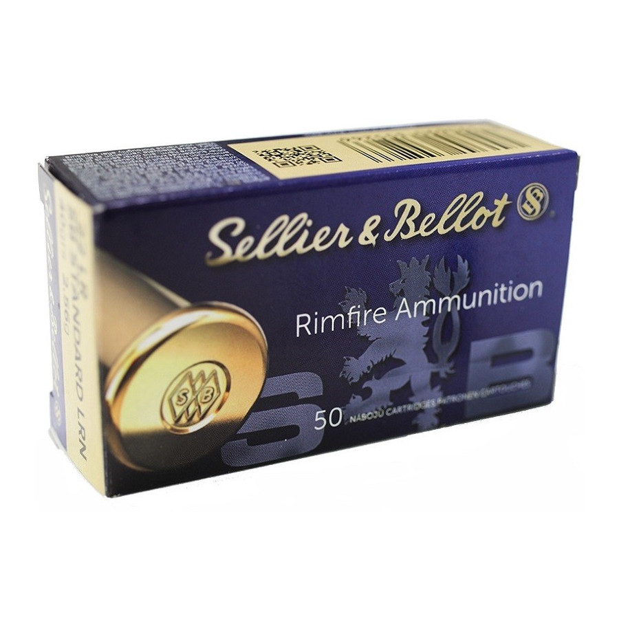 MUNITIONS SELLIER & BELLOT 22LR STANDARD LRN 40GR X50 SELLIER BELLOT - 1