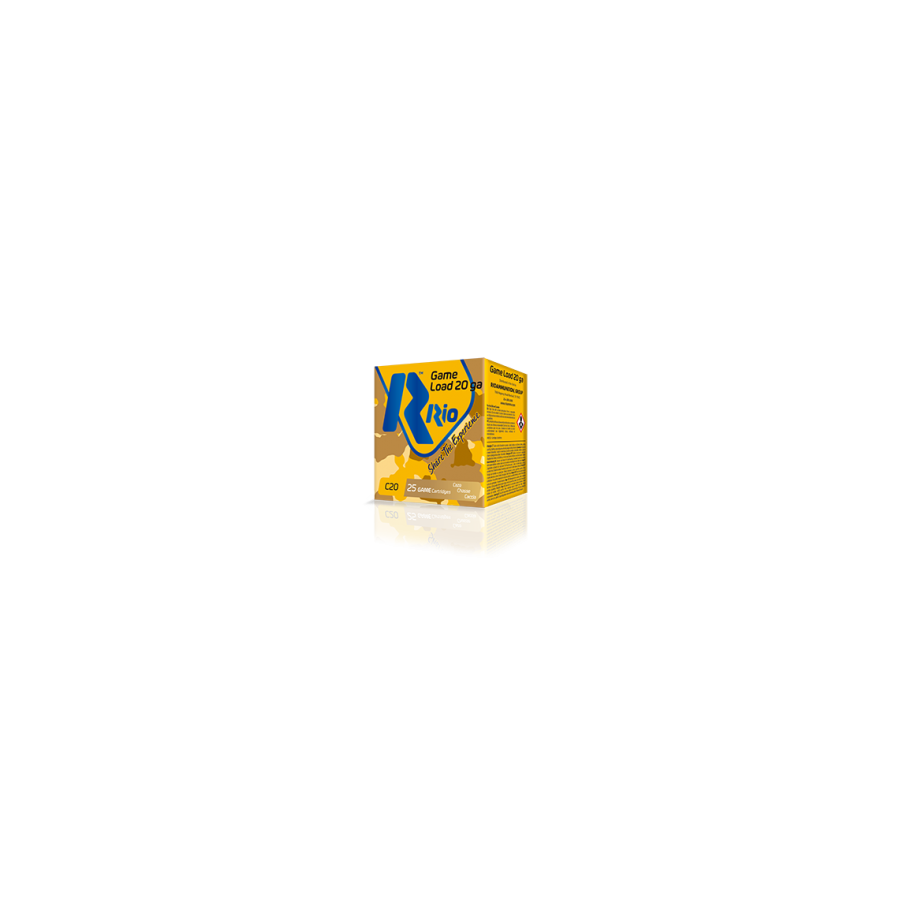 CARTOUCHES RIO 20/70 GAME LOAD 25 BJ PB7 X25 - 1