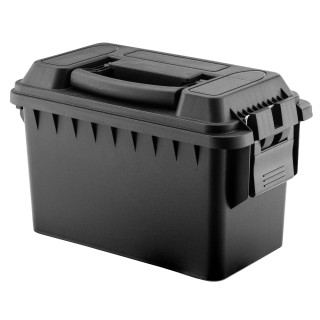 CAISSE MUNITION POLYMERE NOIR DIM INT. 30X16X17.5CM  - 1
