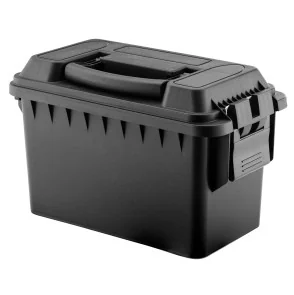 CAISSE MUNITION POLYMERE NOIR DIM INT. 30X16X17.5CM - 1