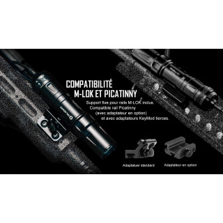 Lampe Tactique Olight Odin Mini sur M-LOK 1250 LUMENS NOIR OLIGHT - 6