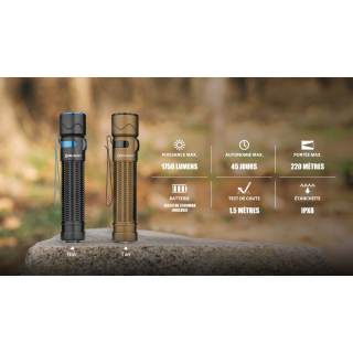 LAMPE TORCHE Olight Mini 2 Autodéfense 1750 LUMENS TAN OLIGHT - 5