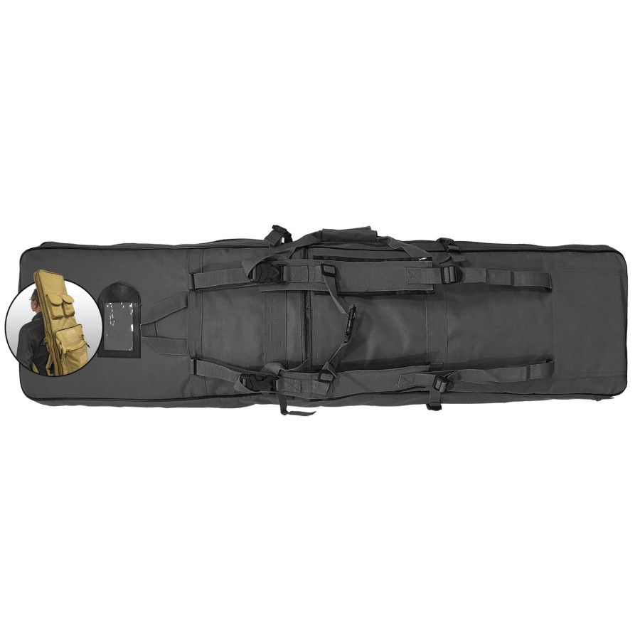 HOUSSE NOIR MULTIPOCHES 120CM - 3