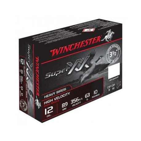 MUNITIONS WINCHESTER SUPER XX MAGNUM 12/89 63G PB6 X10 WINCHESTER - 1