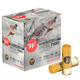 MUNITION WINCHESTER SPECIAL FIBRE 20/70 28GR PB7 X25 WINCHESTER - 1