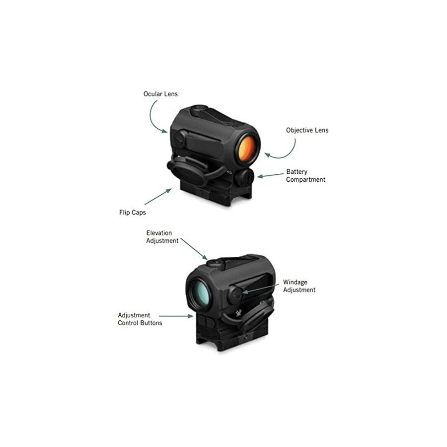 POINT ROUGE SPARC AR RED DOT VORTEX VORTEX - 5