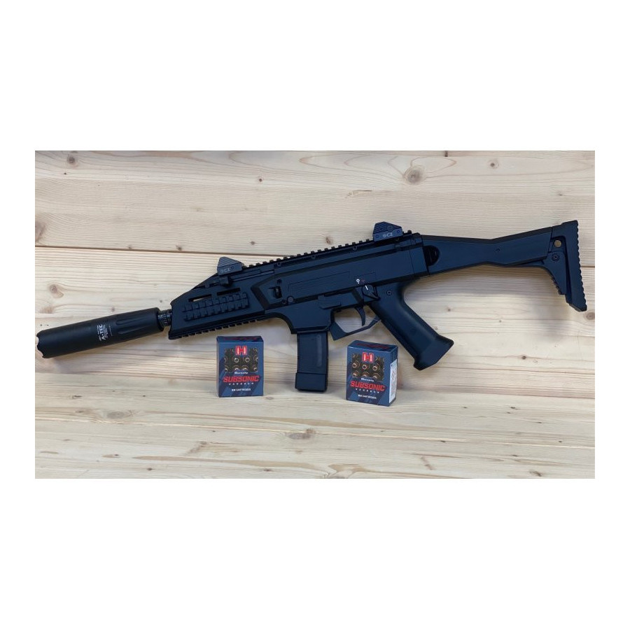 MODERATEUR DE SON A-TEC POUR CZ SCORPION EVO 3 CAL 9x19 SMG SUPRESSOR - 2