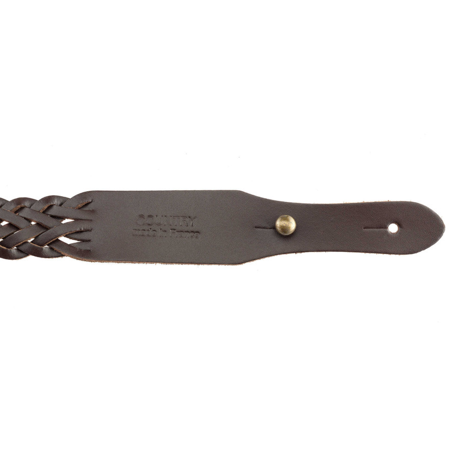 BRETELLE FUSIL CROUTE TRESSEE 7 BRINS - COUNTRY SELLERIE