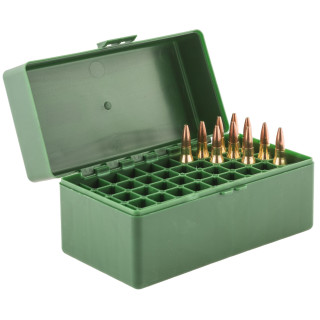 BOITE DE RANGEMENT 50 MUNITIONS CAL. 243/300SAVAGE/6MMR