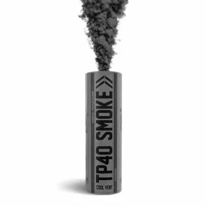 FUMIGÈNE TP40 À GOUPILLE SUPÉRIEURE NOIR