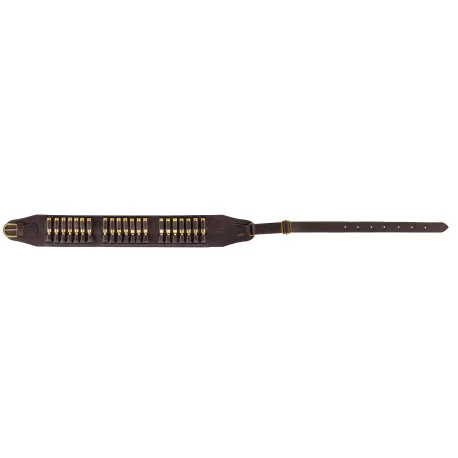 CARTOUCHIÈRE CUIR GRAS POUR 21 BALLES - COUNTRY SELLERIE