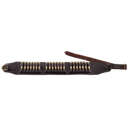 CARTOUCHIÈRE CUIR GRAS POUR 21 BALLES - COUNTRY SELLERIE