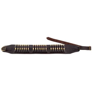 CARTOUCHIÈRE CUIR GRAS POUR 21 BALLES - COUNTRY SELLERIE