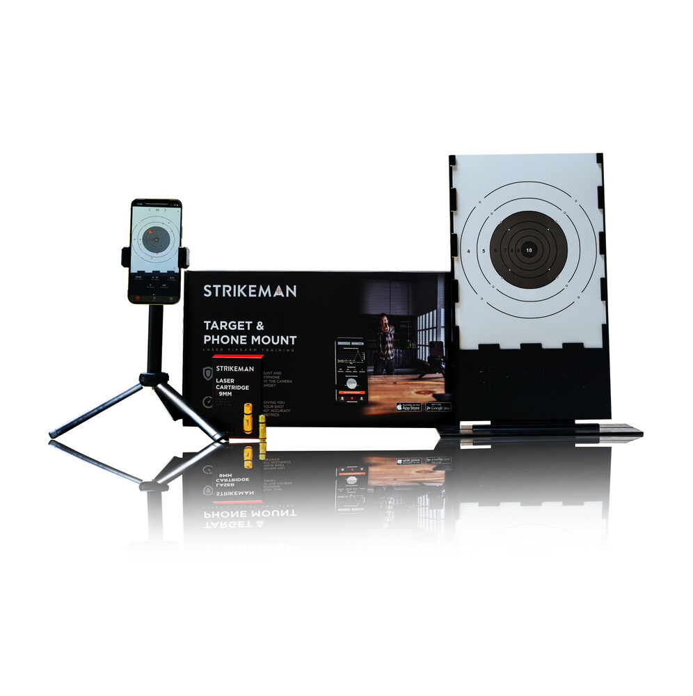 STRIKEMAN KIT D'ENTRAINEMENT POUR LE TIR A SEC AVEC CARTOUCHE LASER CALIBRE 9MM