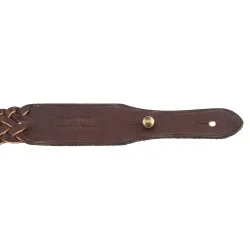 BRETELLE CUIR GRAS TRESSEE 7 BRINS - COUNTRY SELLE