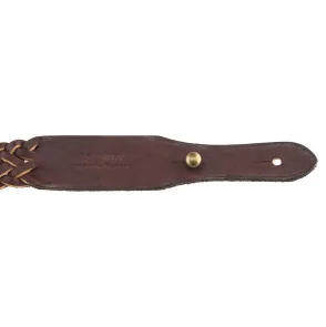 BRETELLE CUIR GRAS TRESSEE 7 BRINS - COUNTRY SELLE