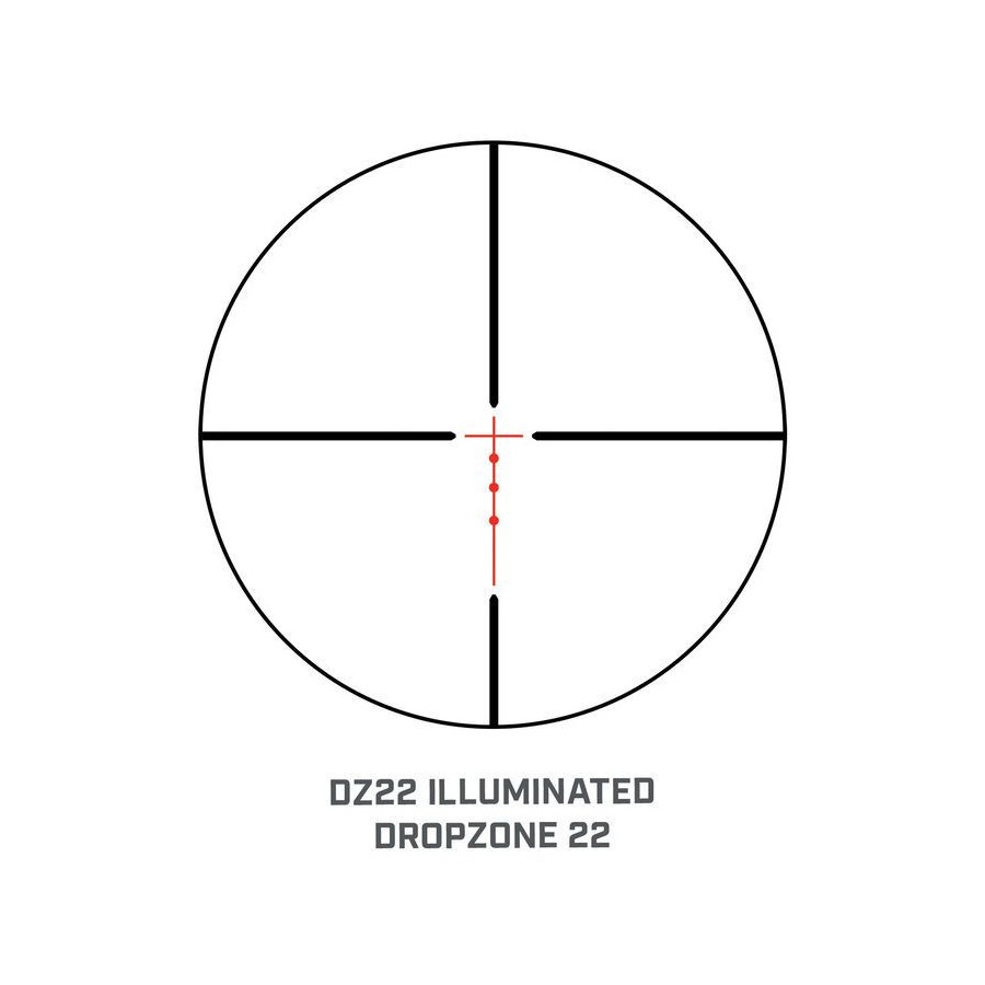 LUNETTE DE TIR BUSHNELL RIMFIRE 3-9X40 - RÉTICULE DZ22 ILL