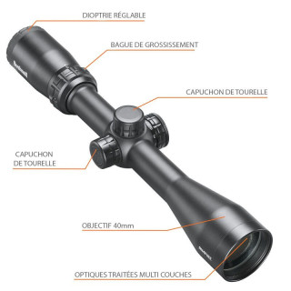 LUNETTE DE TIR BUSHNELL RIMFIRE 3-9X40 - RÉTICULE DZ22 ILL