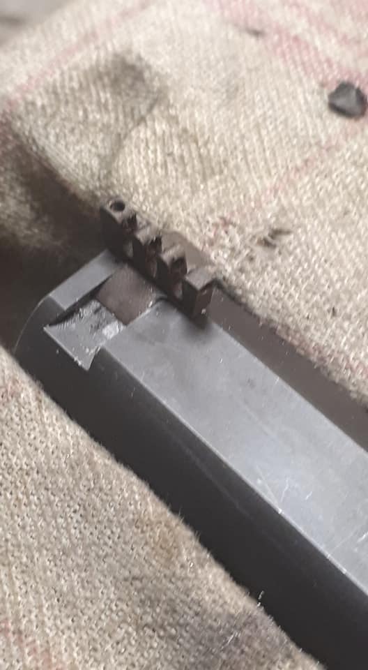 Poste du jour, Usinage d'une culasse STI Tactical déjà traite il y à quelques année pou… — photo