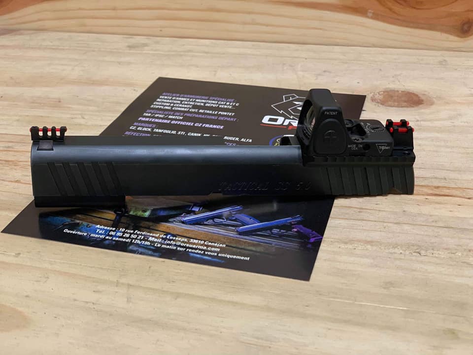 Poste du jour, Usinage d'une culasse STI Tactical déjà traite il y à quelques année pou… — photo