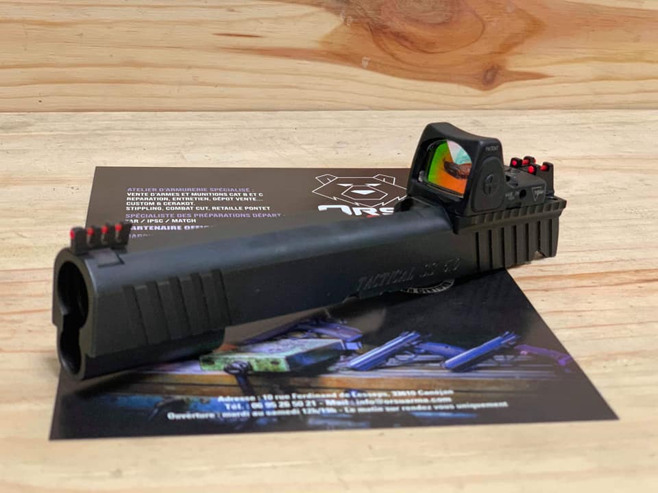 Poste du jour, Usinage d'une culasse STI Tactical déjà traite il y à quelques année pou… — photo