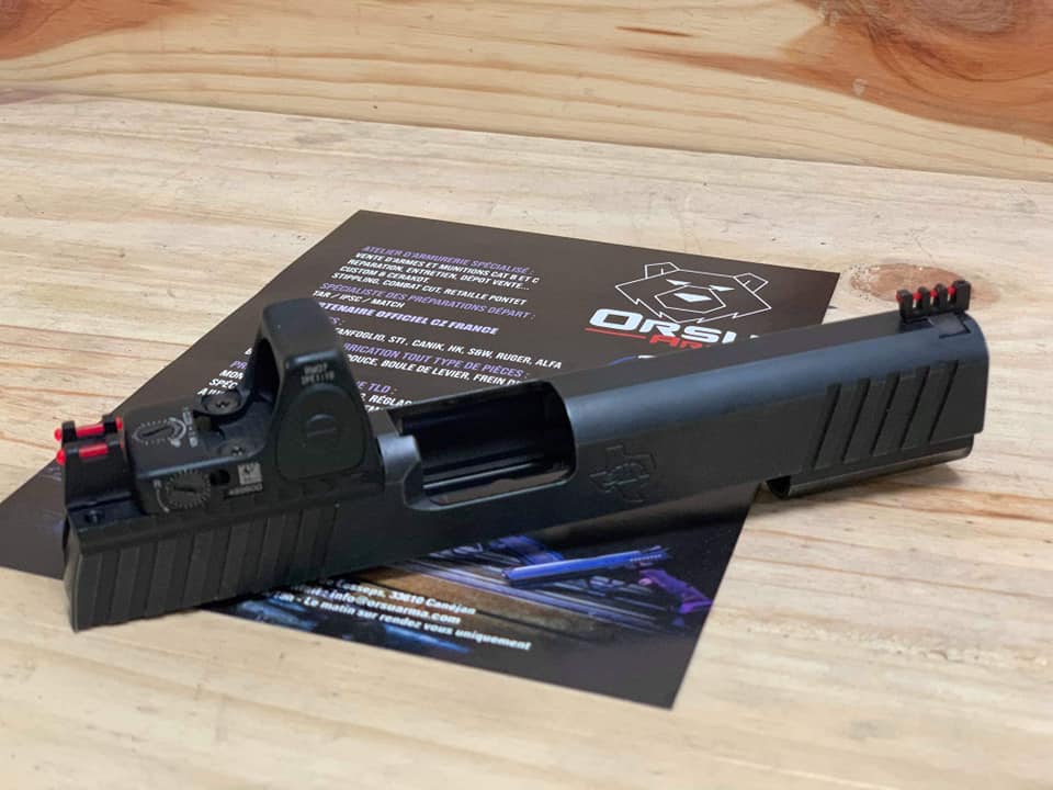 Poste du jour, Usinage d'une culasse STI Tactical déjà traite il y à quelques année pou… — photo