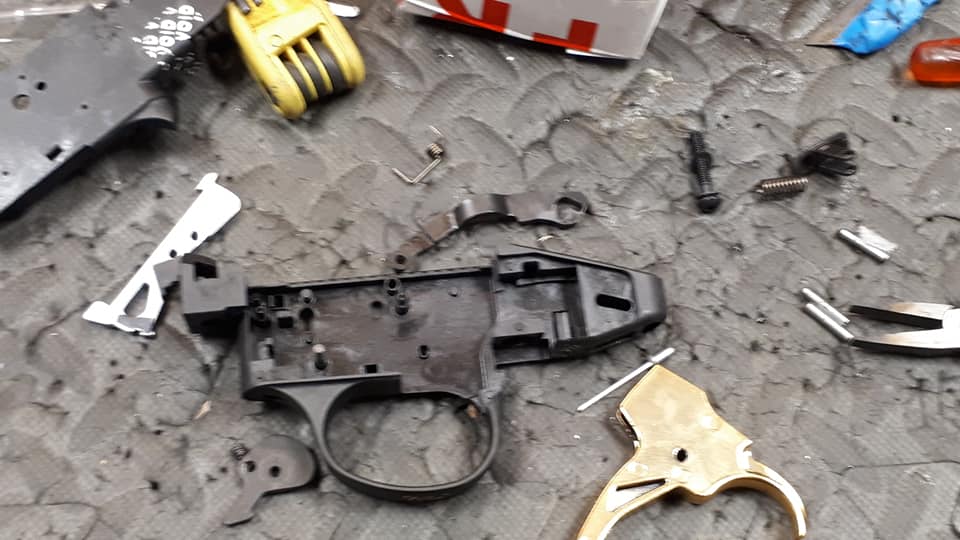 Quelques photos d'une préparation départ sur une carabine Browning T-bolt — photo