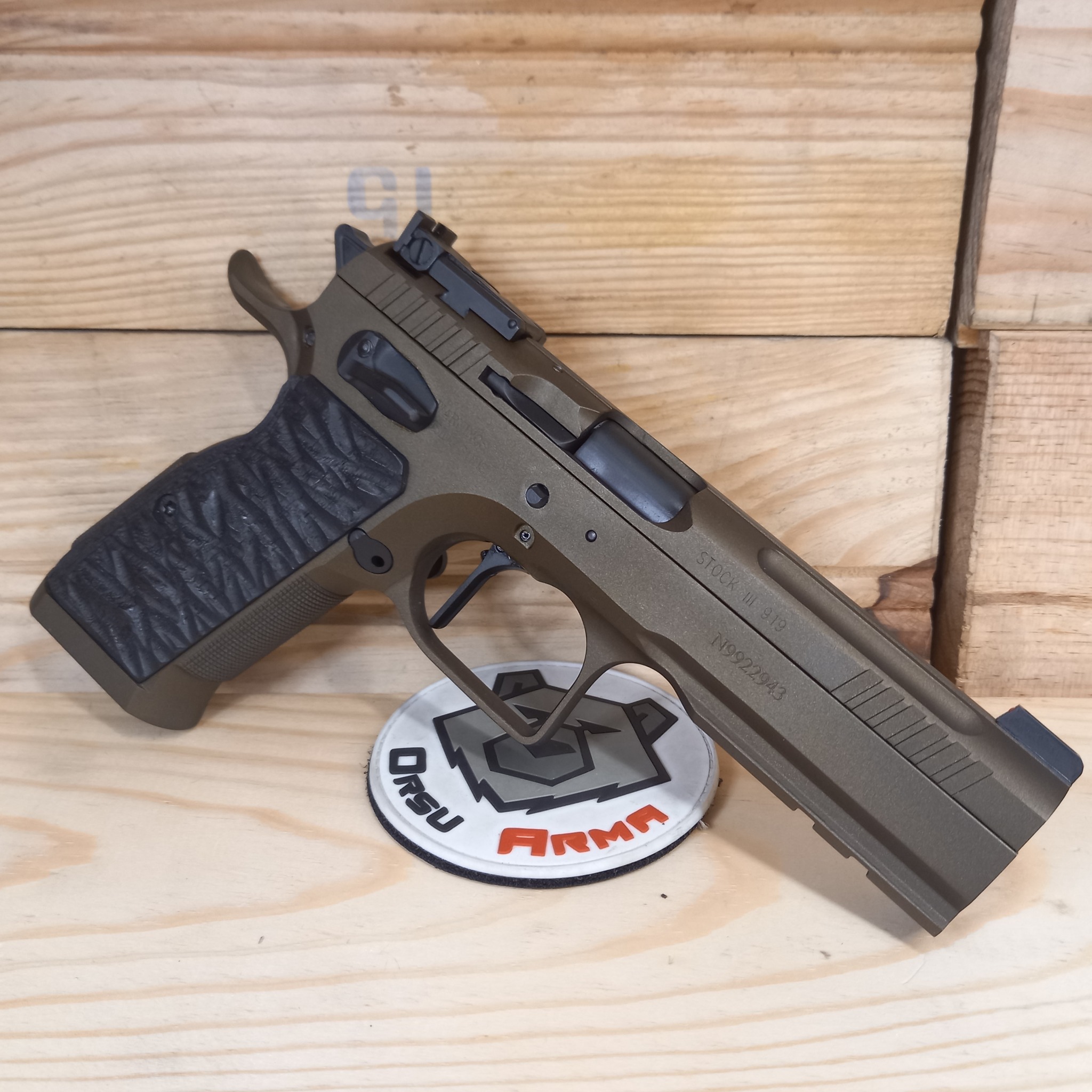 Custom Tanfoglio Stock III : usinage et départ match — photo