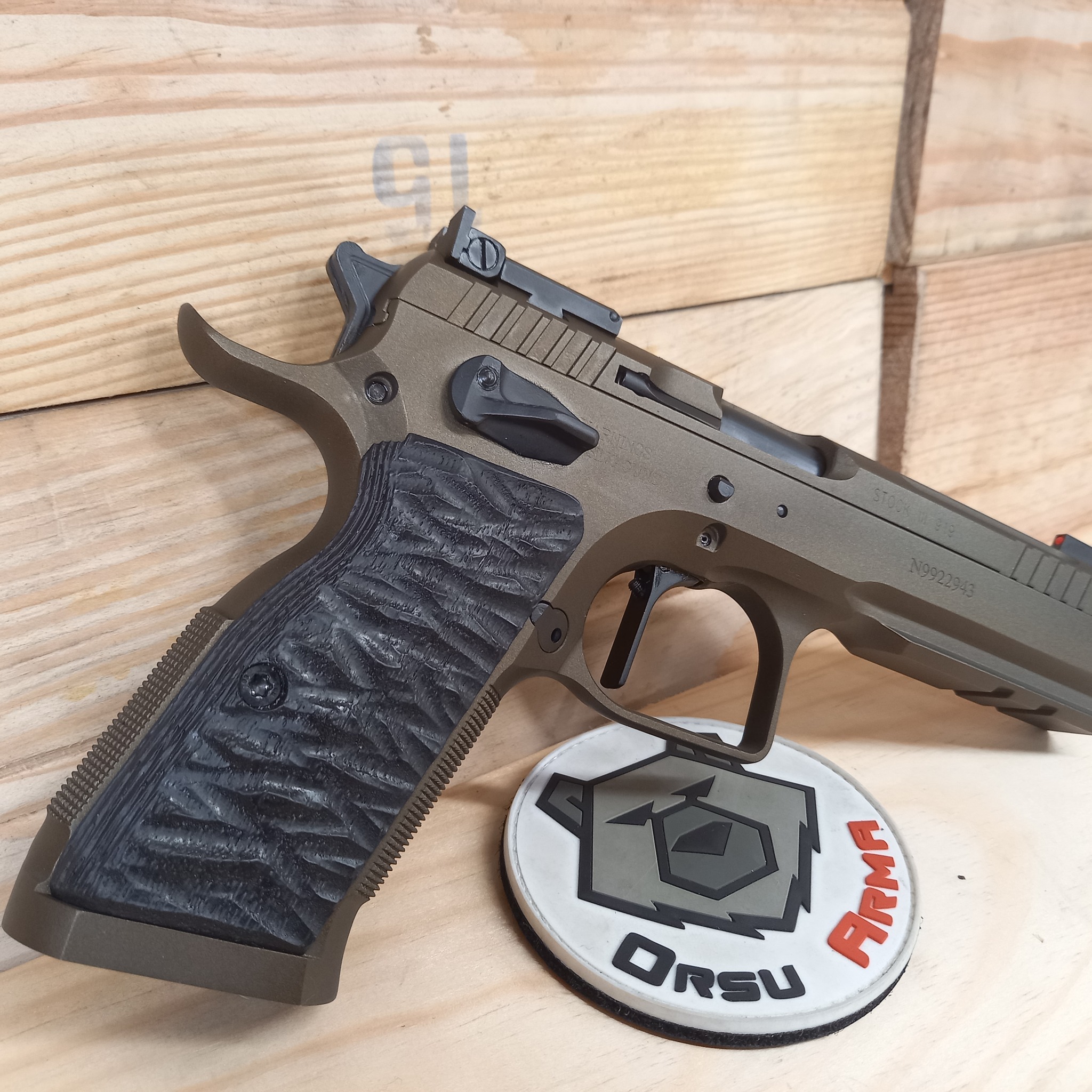 Custom Tanfoglio Stock III : usinage et départ match — photo